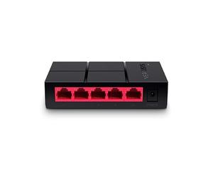 MERCUSYS MS105G Commutateur/concentrateur réseau Ethernet de Bureau 5 Ports, répartiteur Ethernet 10/100/1000 Mbps, économie d'énergie jusqu'à 82 %, Plug & Play, commutateur TP-Link, Parfait pour la