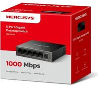 Mercusys MS105GS Commutateur réseau 5 ports Gigabit non géré en métal