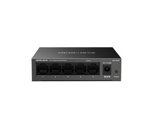 Mercusys MS105GS commutateur réseau Non-géré Gigabit Ethernet (10/100/1000) Noir