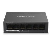 MERCUSYS Switch PoE+ MS106LP 6 ports – 4 PoE+, 40W, 802.3af/at, 2 ports montants, métal