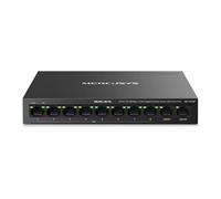 Mercusys MS110CMP V1 - Commutateur - 8 x 10/100 (8 PoE+) + 2 x 10/100/1000 - de bureau, fixation murale - PoE+ (115 W)