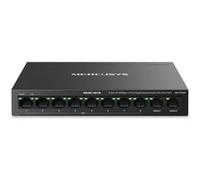 Mercusys MS110CMP V1 - Commutateur - 8 x 10/100 (8 PoE+) + 2 x 10/100/1000 - de bureau, fixation murale - PoE+ (115 W)