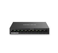 Mercusys MS110P commutateur réseau Géré Fast Ethernet (10/100) Connexion Ethernet, supportant l'alimentation via ce port (PoE) Noir Noir G