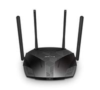 Mercusys Routeur WiFi 6 1800Mbps , Routeur WiFi Bi-Bande , 4 ports RJ45 Gigabit , 4 antennes 5dBi, MU-MIMO, WPA3, Connexion intelligente, Contrôle parental, Technologie BSS Coloring, MR70X