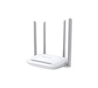 Mercusys Routeur WiFi N300 débit WiFi jusqu'à 300 Mbps, WiFi Bande de 2,4GHz, 5 Ports (4 Ports Ethernet), 4 antennes multidirectionnelles Haute Gain 5 dBi, Blanc, MW325R