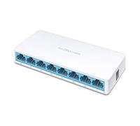 MERCUSYS Switch Ethernet 8 Ports 10-100Mbps, Switch RJ45, Plug and Play, pour la Maison et Le Bureau, Montage sur Le Bureau, Boîtier Plastique, MS108
