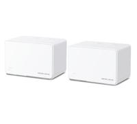 MERCUSYS Système Wi‑Fi Halo H80X V1 – 2 routeurs, Wi‑Fi 6, maillage 1GbE, jusqu'à 460 m², bi‑bande