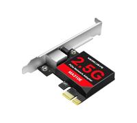 Mercusys TP-Link MA310E PCIe Carte réseau 2.5 Gigabit, Carte WiFi PC Fixe, RJ45, Wake-on-LAN, Ethernet à Faible consommation d'énergie, Compatible avec Supports Standard et avec Supports à Profil