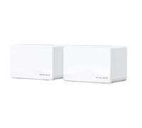 Mercusys TP-Link Mesh Wi-FI 7 BE3600Mbps Double Bande, 3 Ports WAN/LAN Gigabit, Couverts jusqu'à 460m2, 4K-QAM, MLO, Multi-RUs, Contrôle par APP, Halo H3600BE(2-Pack)