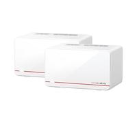 MERCUSYS WiFi 7 Mesh BE6500Mbps Tri-Bande Halo H37BE(2-Pack), Connecter jusqu'à 200 Appareils, 2 Ports 2.5G + 1 Ports 1.0G, Canaux 320 MHz, Easy App Control