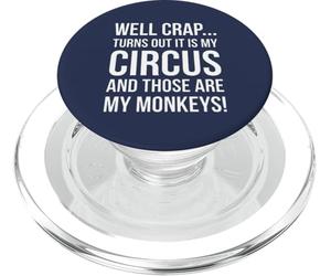 Merde, il s'avère Que C'est Mon Cirque et Que ce sont Mes singes PopSockets PopGrip pour MagSafe