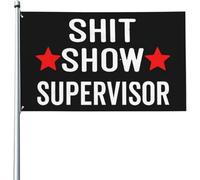 Merde - Spectacle - Superviseur - Maman Drôle Patronne Cadeaux De Manager Drapeau Suspendre Drapeaux Décoratif Bannières 90X150Cm Pour Événement Plage Extérieure