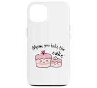 Mère avec Inscription « Mom You Take The Cake » Coque pour iPhone 13