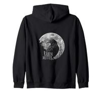 Mère Corbeau Noir Gothique mère fête des mères Corbeau Corbeau Sweat à Capuche