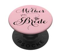 Mère de la mariée avec Graphique Diamant PopSockets PopGrip Adhésif