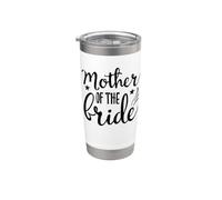 Mère de la mariée Mère de la mariée Mariage Famille Amour Gobelet isotherme en acier inoxydable double paroi