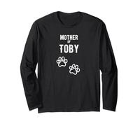 Mère de Toby - Chien Chiot personnalisé avec nom Graphique Manche Longue
