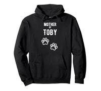 Mère de Toby - Chien Chiot personnalisé avec nom Graphique Sweat à Capuche