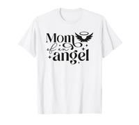 Mère d'un ange - Memorial Remembrance Heaven Tribute Wings T-Shirt