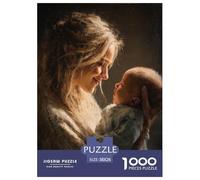 Mère et Enfant Puzzles 1000 Pièces l'amour d'une Mère est Grand Puzzles pour Adultes Jeu Educatif Challenge Toy Enfants Cadeaux 38x26cm/1000pcs