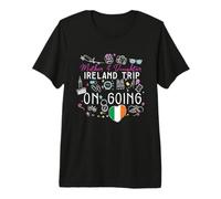 Mère et Fille Trip in Progress Irlande Voyage Assorti T-Shirt Haut de Gamme