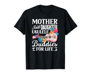 Mère et Fille Ukulele Buddies for Life Musician T-Shirt