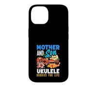 Mère et Fils, ukulélé, Copains pour la Vie, Musique hawaïenne Coque pour iPhone 14