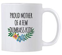 Mère Fière De Quelques Enfants Idiots Tasse Humour Tasses À Thé Avec Anse Mug Pour Lait Chocolat Chaud Travail 330Ml