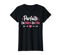 mère Fille Assortie Amour Maman Parfaite de mère en Fille T-Shirt