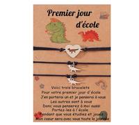 Mere Fille Bracelet 2PCS Bracelets pour Enfants de l'école primaire Cadeaux de Rentrée pour Fils Filles Cadeau Maman Anniversaire Fetes Des Mere (3PCS-Style 2)