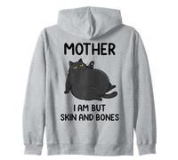 Mère I Am But Skin and Bones Chat Maman Femmes Filles Chats Sweat à Capuche