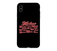 Mère Mama Moeder Mãe en Langues étrangères Fête des Mères Maman Coque pour iPhone XS Max