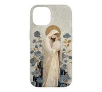 Mère Marie Bébé Jésus Madonna Enfant Christian Floral Faith Coque pour iPhone 14