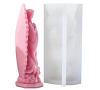 Mère Mary Moule 3D en silicone Vierge Marie - Moule pour plâtre en résine, aromathérapie, gâteau à savon, argile, plâtre, art en résine | Design 3D compliqué de la Vierge M