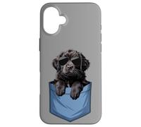 Mère mignonne de poche Newfie Chiot Lover Terre-Neuve Coque pour iPhone 16 Plus