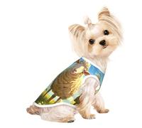 Mère mouton et petit mouton dans la prairie - T-shirt pour petit chien fille et garçon - Pull pour animaux de compagnie - Convient pour les petits animaux de compagnie