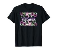 Mère Nature est Une jardinière Lesbienne Violette et Florale T-Shirt
