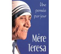 Mere teresa: une pensee par jour - Mère Teresa - Mediaspaul - broché - Essai