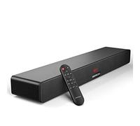 MEREDO Barre de Son pour TV, Système de Barre de Son 2.1Ch 150W Haut-Parleur BT 5.0 en Bois avec Caisson de Basses intégré pour TV/PC/Home cinéma Prise en Charge Arc/Optique/Aux/USB
