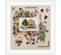 Merejka K-131 Kit de broderie au point de croix en coton Multicolore 30 x 32 cm