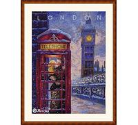 Merejka K-182 Kit point de croix Multicolore 24,5 x 33 cm