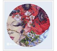 Merejka K-185 Kit point de croix Multicolore 28 x 28 cm