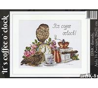 Merejka Kit de broderie au point de croix en coton Multicolore 26 x 21 cm