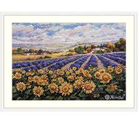 Merejka Kit de broderie au point de croix Multicolore 24,5 x 35,5 cm