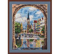 Merejka Kit de Point de Croix, Coton, Multicolore, 31x38 cm