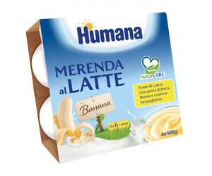 Merenda al Latte Humana - Banana