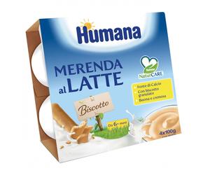Merenda al Latte Humana - Banana