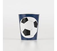Meri Meri Gobelets de football (lot de 8)
