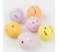 Meri Meri Happy Face Icons Lot de 6 balles surprise
