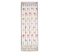 Meri Meri Lot de 16 bougies à motif floral